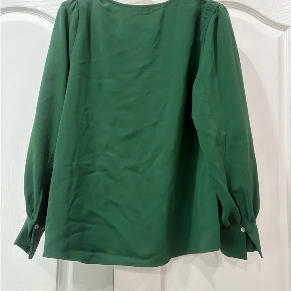 JODIFL Forest Green Blouse - Picture 2 of 4